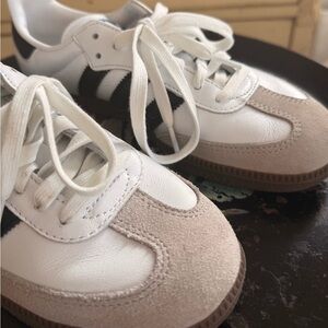 adidas White and Beige Athletic Shoes